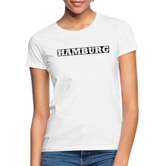T-Shirt Ladies Hamburg "Bold" - white
