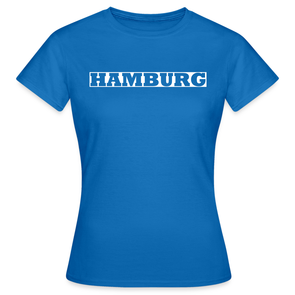 T-Shirt Ladies Hamburg "Bold" Bright Edition - royal blue