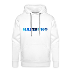Hoodie Hamburg "Panorama Bold" - white