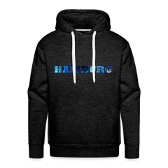 Hoodie Hamburg "Panorama Bold" - charcoal grey