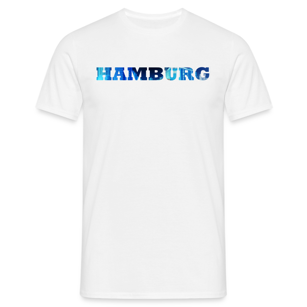 T-Shirt Hamburg "Panorama Bold" - white