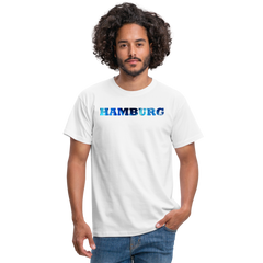 T-Shirt Hamburg "Panorama Bold" - white