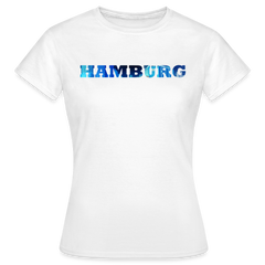 T-Shirt Ladies Hamburg "Panorama Bold" - white