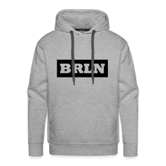 Hoodie Berlin "BRLN" Dark Edition - Grau meliert