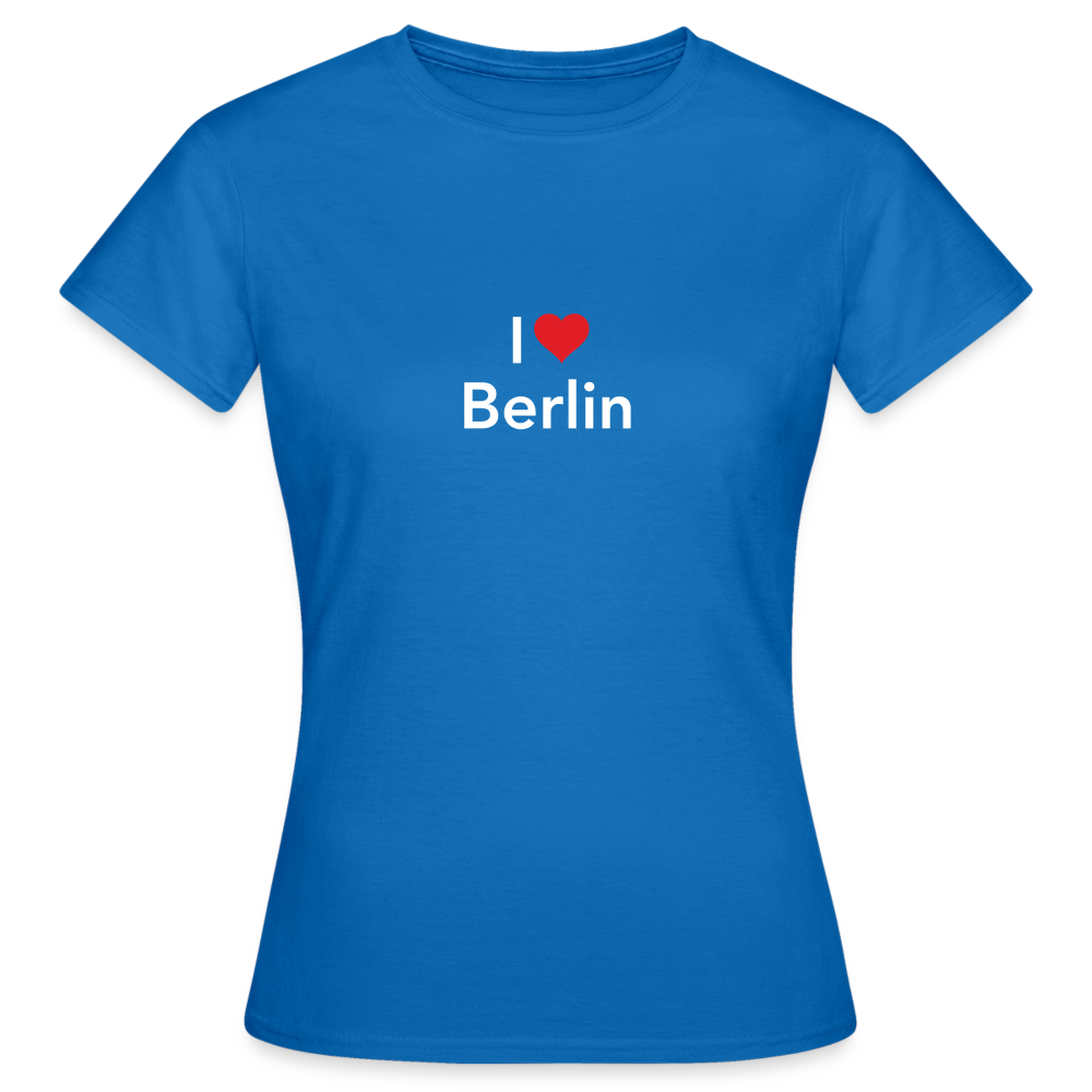 T-Shirt Ladies "I Love Berlin" Bright Edition - Royalblau