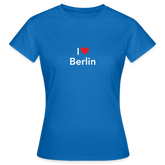 T-Shirt Ladies "I Love Berlin" Bright Edition - Royalblau