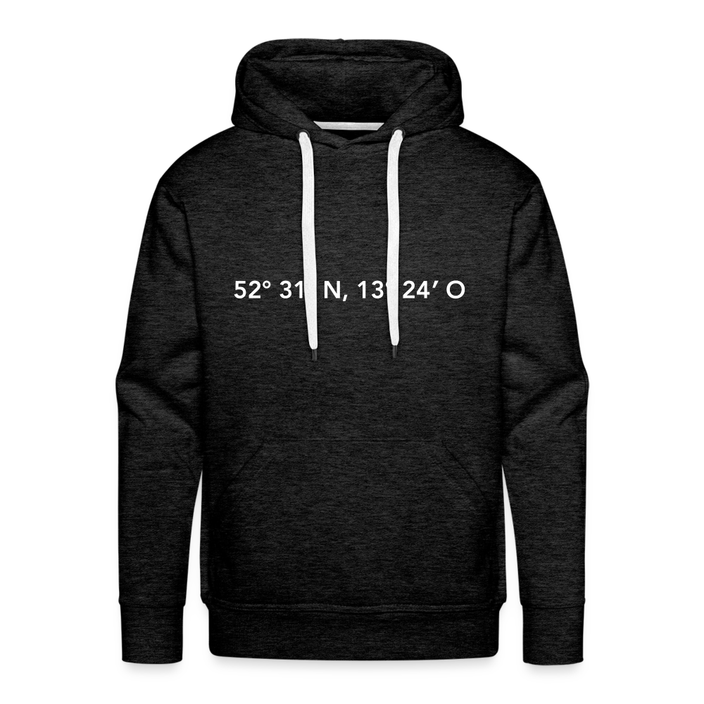 Hoodie Berlin "GPS" Bright Edition - Anthrazit