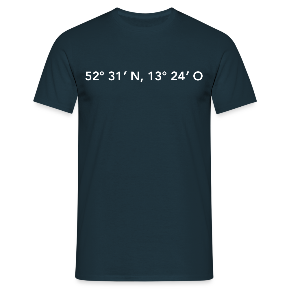 T-Shirt Berlin "GPS" Bright Edition - Navy