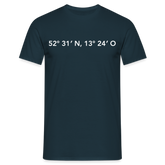 T-Shirt Berlin "GPS" Bright Edition - Navy