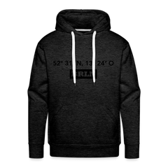 Hoodie Berlin "BRLN GPS" Dark Edition - Anthrazit