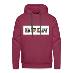 Hoodie Hamburg "BRLN Brandenburger Tor" Bright Edition - Bordeaux