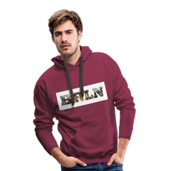 Hoodie Hamburg "BRLN Brandenburger Tor" Bright Edition - Bordeaux