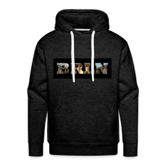 Hoodie Berlin "BRLN Brandenburger Tor" Dark Edition - Anthrazit