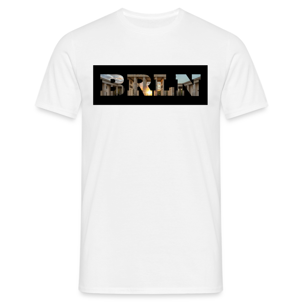 T-Shirt Berlin "BRLN Brandenburger Tor" - Weiß