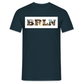 T-Shirt Berlin "BRLN Brandenburger Tor" Bright Edition - Navy