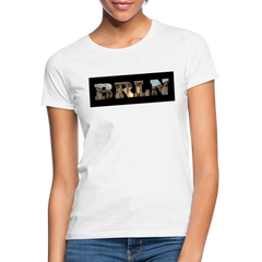 T-Shirt Ladies Berlin "BRLN Brandenburger Tor" - Weiß