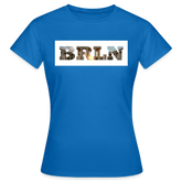 T-Shirt Ladies Berlin "BRLN Brandenburger Tor" Bright Edition - Royalblau