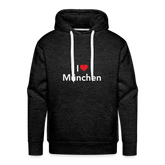 Hoodie "I Love München" Bright Edition - Anthrazit