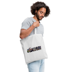 Tote Bag München "Graffiti" - Weiß