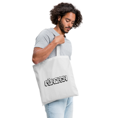 Tote Bag München "Graffiti Black" - Weiß
