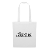 Tote Bag München "Graffiti Black" - Weiß