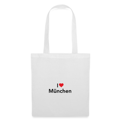 Tote Bag "I Love München" Bright Edition - Weiß