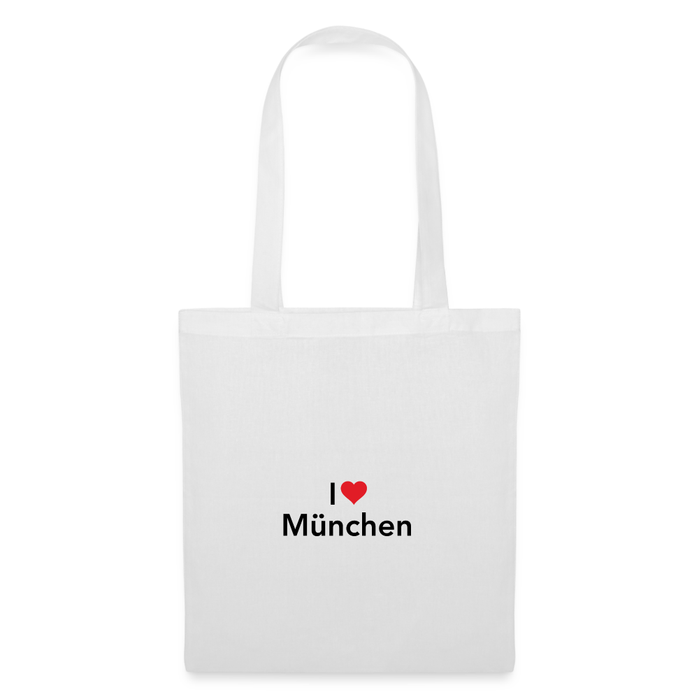 Tote Bag "I Love München" Bright Edition - Weiß