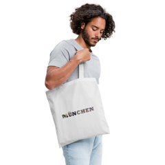 Tote Bag München "Bold Marienplatz" - Weiß