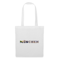 Tote Bag München "Bold Marienplatz" - Weiß