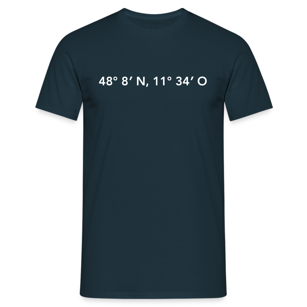 T-Shirt München "GPS" Bright Edition - Navy