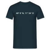 T-Shirt München "GPS" Bright Edition - Navy