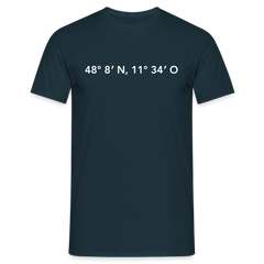 T-Shirt München "GPS" Bright Edition - Navy