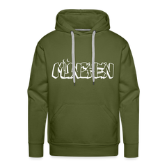 Hoodie München "Graffiti" Bright Edition - Olivgrün