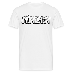 T-Shirt München "Graffiti" - Weiß