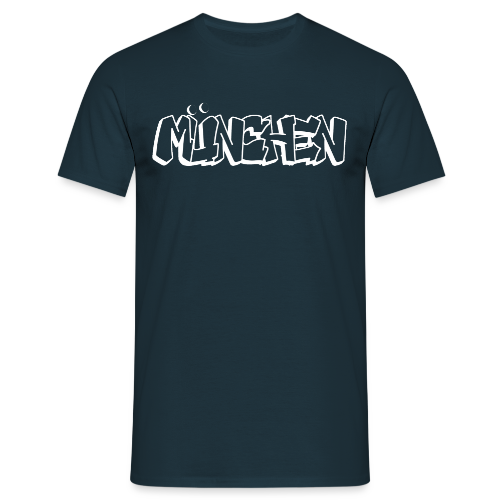 T-Shirt München "Graffiti" Bright Edition - Navy