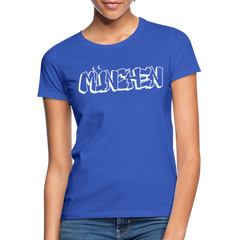T-Shirt Ladies München "Graffiti" Bright Edition - Royalblau