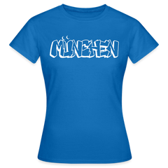 T-Shirt Ladies München "Graffiti" Bright Edition - Royalblau