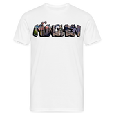 T-Shirt München "Graffiti Marienplatz" - Weiß