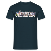 T-Shirt München "Graffiti Marienplatz" Bright Edition - Navy