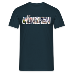 T-Shirt München "Graffiti Marienplatz" Bright Edition - Navy