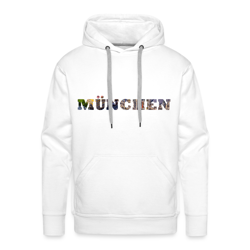Hoodie München "Marienplatz Bold" - Weiß