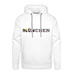 Hoodie München "Marienplatz Bold" - Weiß
