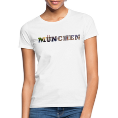 T-Shirt Ladies München "Marienplatz Bold" - Weiß
