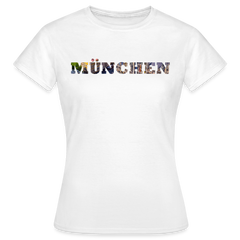 T-Shirt Ladies München "Marienplatz Bold" - Weiß