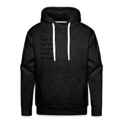 Hoodie Stuttgart "Metropolen" Dark Edition - Anthrazit