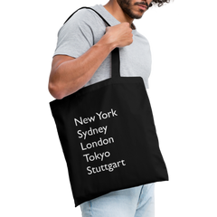 Tote Bag Stuttgart "Metropolen" - Schwarz