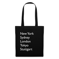 Tote Bag Stuttgart "Metropolen" - Schwarz