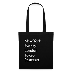 Tote Bag Stuttgart "Metropolen" - Schwarz