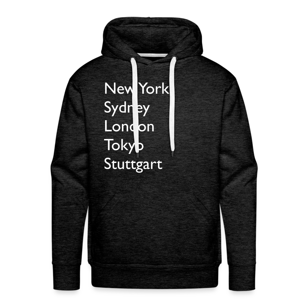 Hoodie Stuttgart "Metropolen Big" Bright Edition - Anthrazit