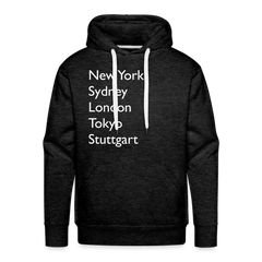 Hoodie Stuttgart "Metropolen Big" Bright Edition - Anthrazit